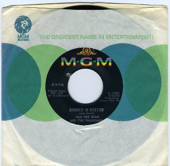 Sam The Sham And The Pharoahs* : Banned In Boston / Money's My Problem (7", Single, Mono)