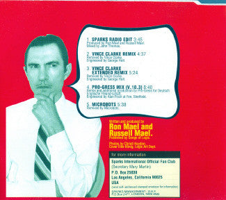 Sparks : When Do I Get To Sing "My Way" (CD, Single)