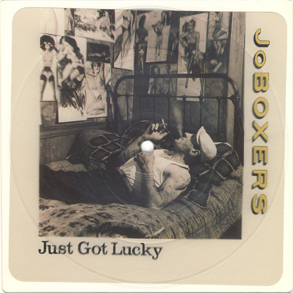 JoBoxers : Just Got Lucky (7", Shape, Single, Pic)