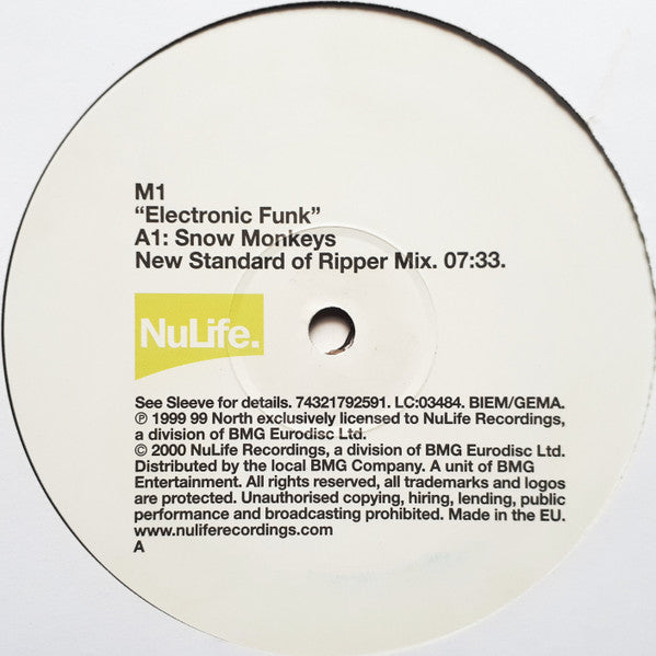 M1 : Electronic Funk (12", Single)
