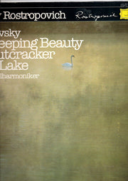 Mstislav Rostropovich, Tschaikowsky* / Berliner Philharmoniker : The Sleeping Beauty The Nutcracker Swan Lake (LP, Comp, Smplr)