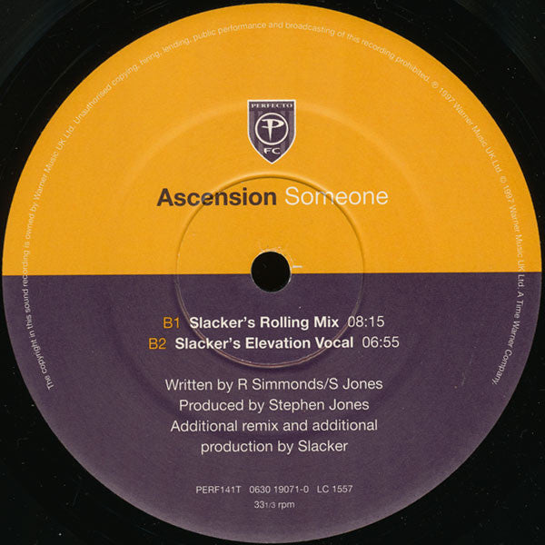 Ascension : Someone (12")