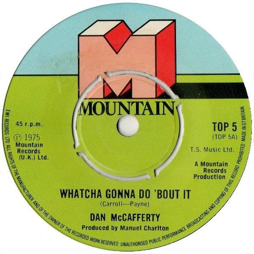 Dan McCafferty : Whatcha Gonna Do 'Bout It (7", Single)