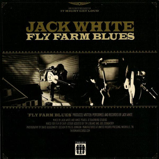 Jack White (2) : Fly Farm Blues (7", S/Sided, Single, Etch)