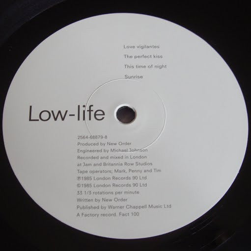 New Order : Low-life (LP, Album, RE, 180)