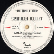 Spandau Ballet : Gold (12", Single)