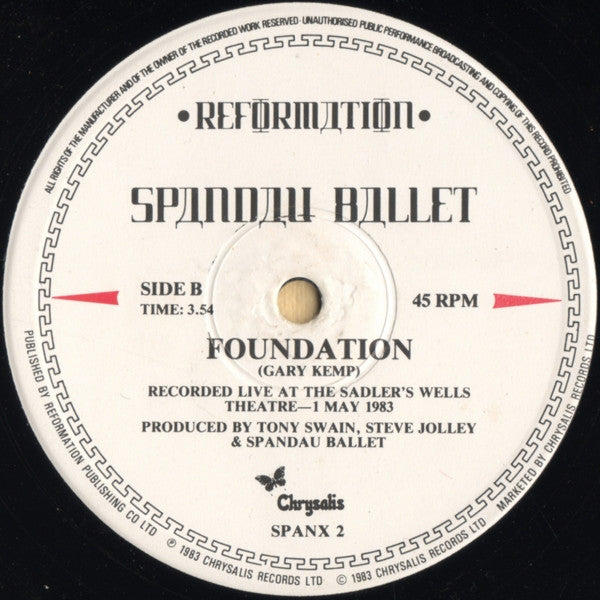 Spandau Ballet : Gold (12", Single)