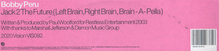 Bobby Peru : Jack 2 The Future (12")