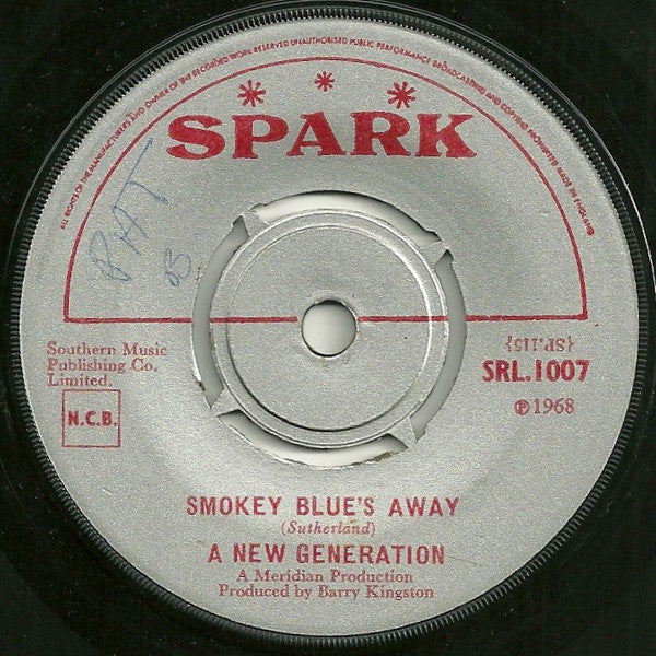 A New Generation : Smokey Blues Away (7", Single)