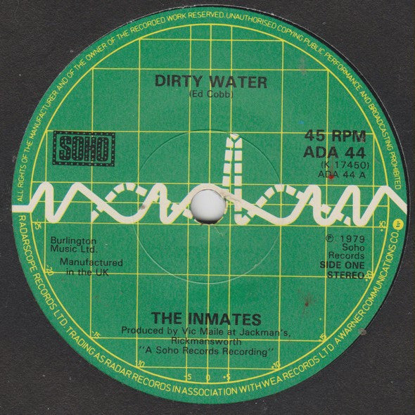 The Inmates (2) : Dirty Water (7", Single)