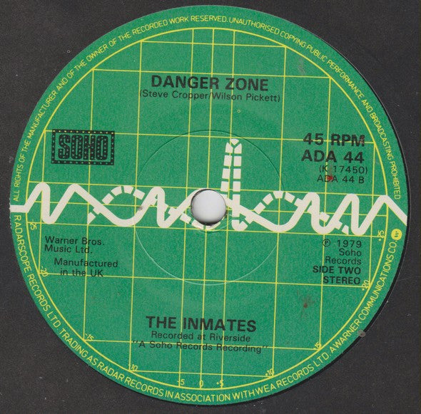 The Inmates (2) : Dirty Water (7", Single)