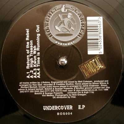 Raw Deal : Undercover EP (12", EP)