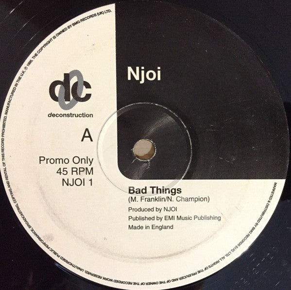 Njoi* : Bad Things (12", Promo)