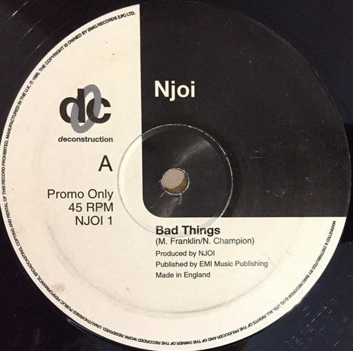 Njoi* : Bad Things (12", Promo)