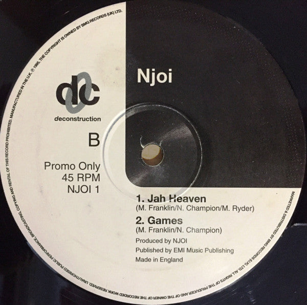 Njoi* : Bad Things (12", Promo)