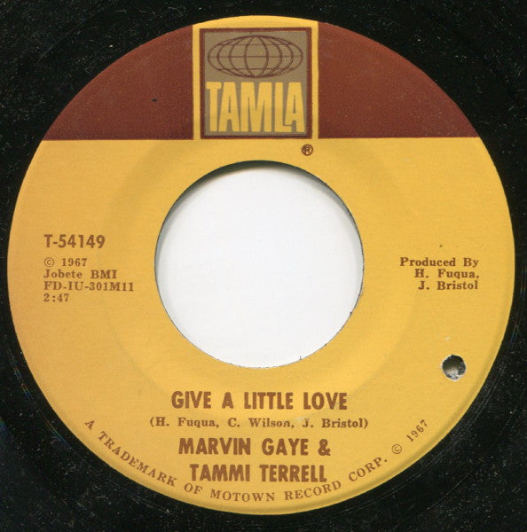 Marvin Gaye & Tammi Terrell : Ain't No Mountain High Enough (7", Single, ARP)