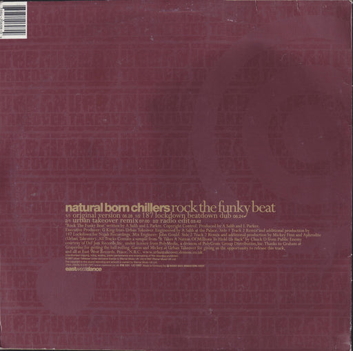 Natural Born Chillers : Rock The Funky Beat (12")