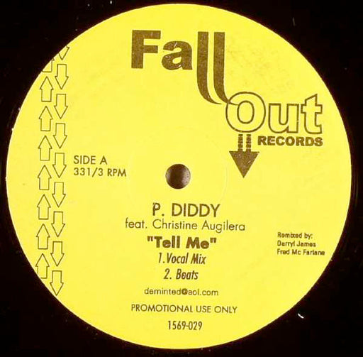 P. Diddy Feat. Christina Aguilera / Keisha Cole* : Tell Me / Last Nite (12", Unofficial)