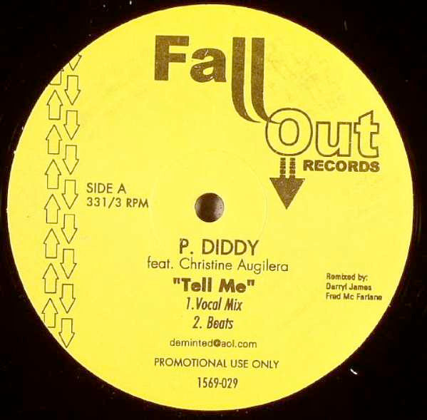 P. Diddy Feat. Christina Aguilera / Keisha Cole* : Tell Me / Last Nite (12", Unofficial)