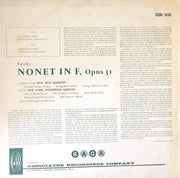 Spohr* - Fine Arts Quartet*, New York Woodwind Quintet : Nonet In F, Op. 31 (LP, Album, RE)