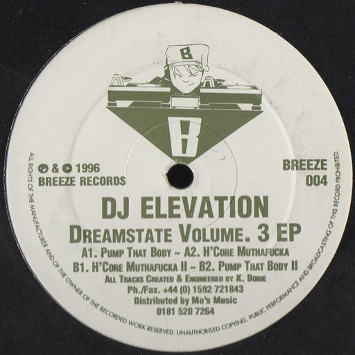 DJ Elevation : Dreamstate Volume. 3 EP (12", EP)