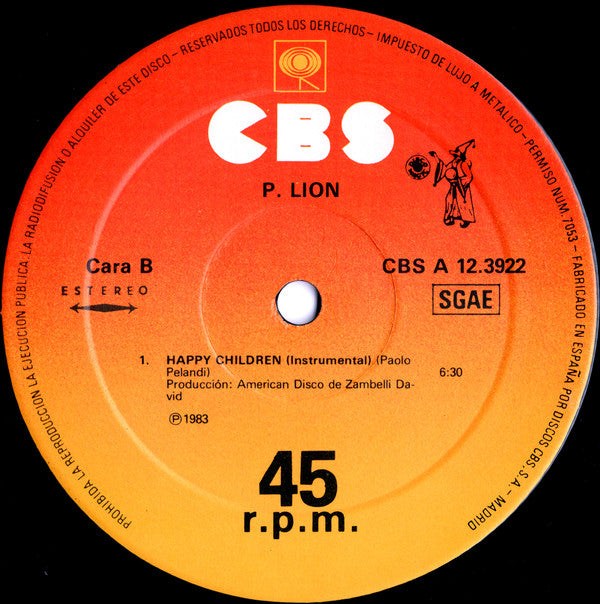 P. Lion : Happy Children (12")