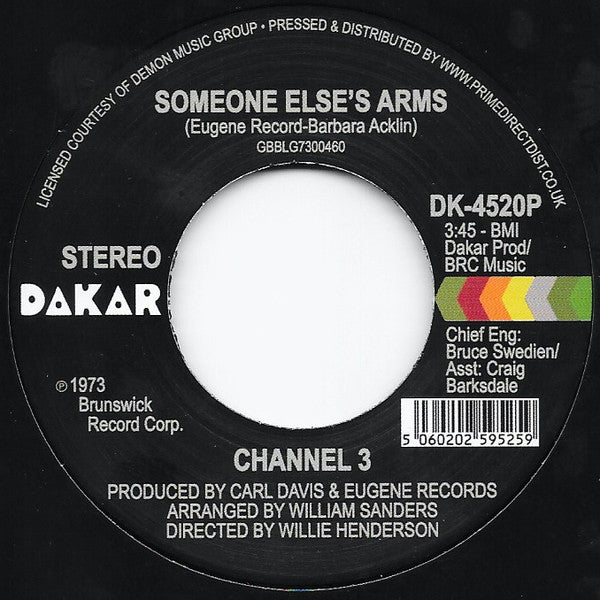 Channel 3 (5) : The Sweetest Thing / Someone Else's Arms (7", RSD, RE)