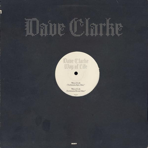 Dave Clarke : Way Of Life (12")
