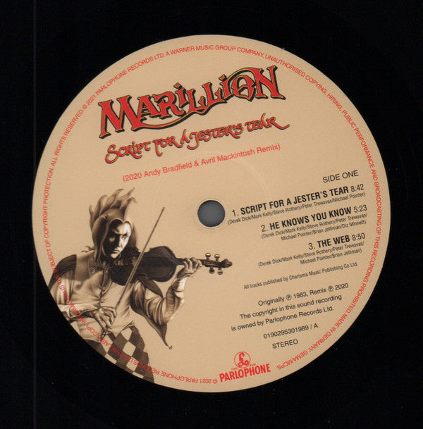 Marillion : Script For A Jester's Tear (2020 Remix) (LP, Album, RE, RM)