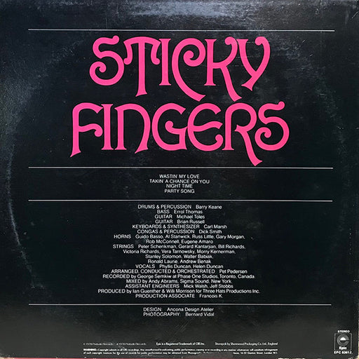 Sticky Fingers (2) : Sticky Fingers (LP)