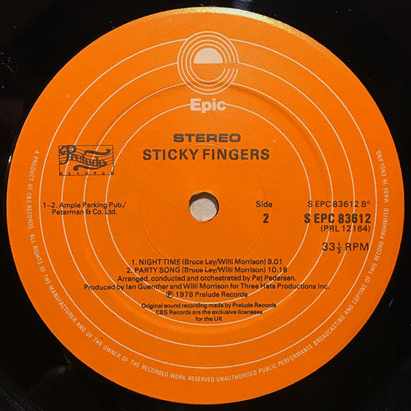 Sticky Fingers (2) : Sticky Fingers (LP)