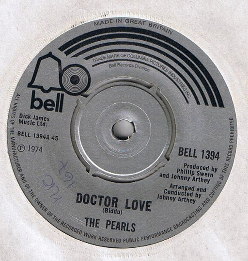 The Pearls : Doctor Love (7", Single)