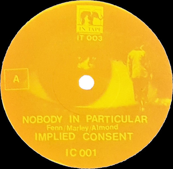 Implied Consent : Nobody In Particular (7")