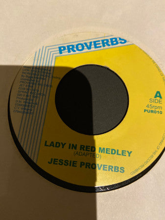 Jessie Proverbs, Basey Jockey : Lady in red medley / weed alone (7")