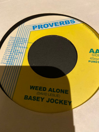 Jessie Proverbs, Basey Jockey : Lady in red medley / weed alone (7")