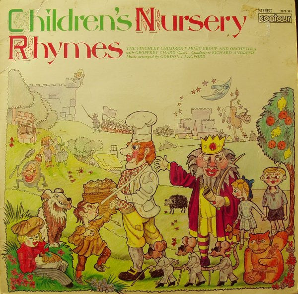 Finchley Children's Music Group With Geoffrey Chard : Children's Nursery Rhymes (LP)