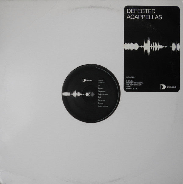 Various : Defected Acappellas Black (12")