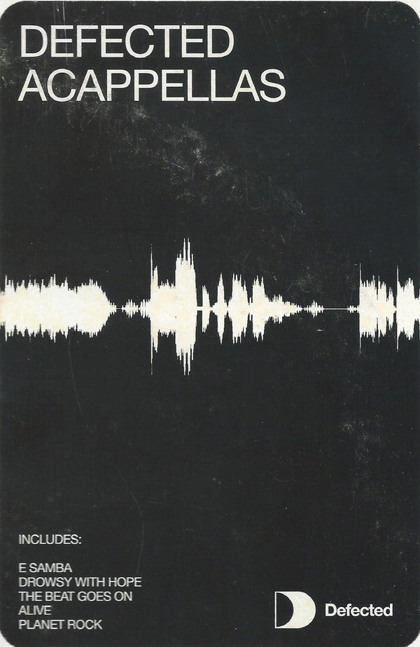 Various : Defected Acappellas Black (12")