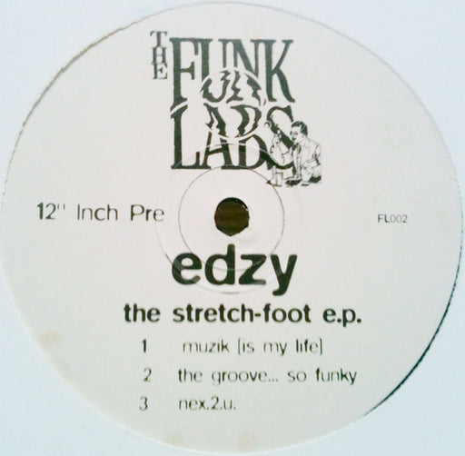 Edzy : The Stretch-Foot EP (12", EP)