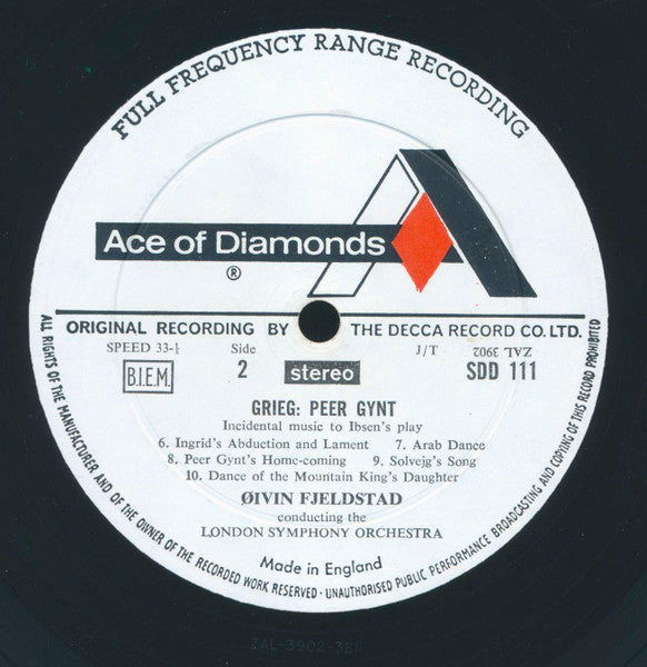 Grieg*, Fjeldstad*, London Symphony Orchestra : Peer Gynt Music (LP, RE)