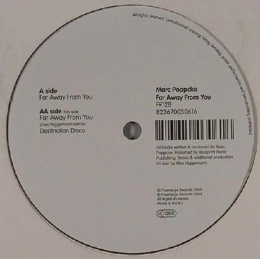 Marc Poppcke : Far Away From You (12")