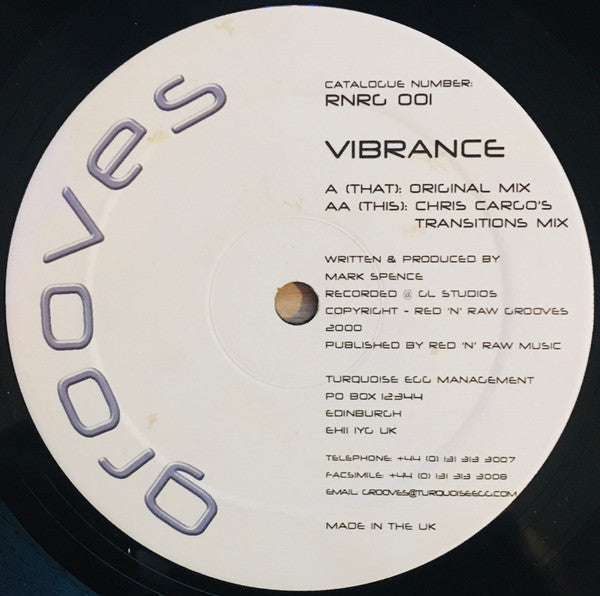 Mark Spence : Vibrance (12")