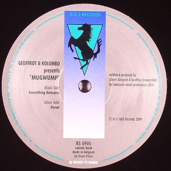 Geoffroy & Kolombo Presents Mugwump : Everything Remains / Parser (12")