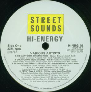 Various : Hi-Energy (LP, Comp, Mixed)