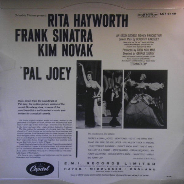 Rodgers & Hart, Frank Sinatra, Rita Hayworth, Kim Novak (2) : Pal Joey (LP, Mono)