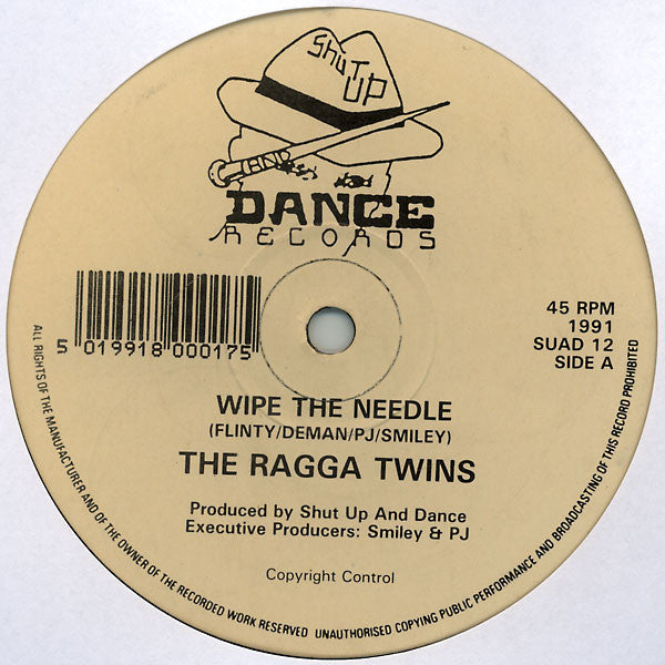 The Ragga Twins : Wipe The Needle (12")
