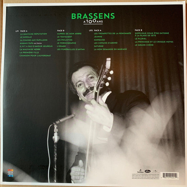 Georges Brassens : Georges Brassens A 100 Ans (2xLP, Comp, Gat)