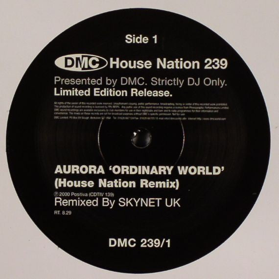 Aurora / Morph (4) : House Nation 239 (12", Ltd)