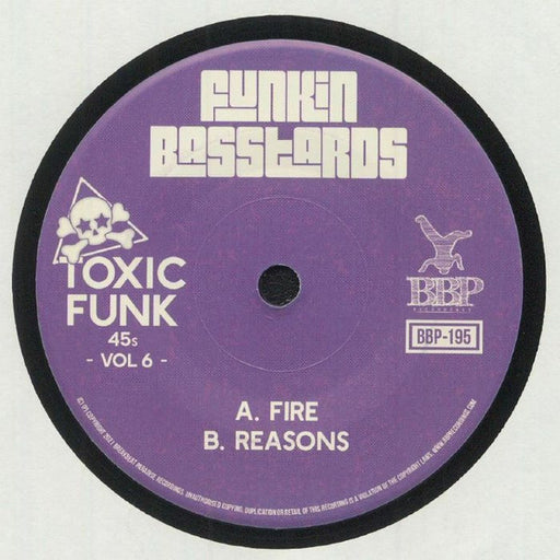 Funkin Basstards : Toxic Funk Vol 6 (7")