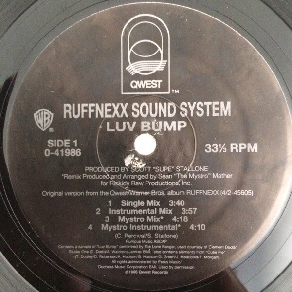 Ruffnexx Sound System : Luv Bump (12")